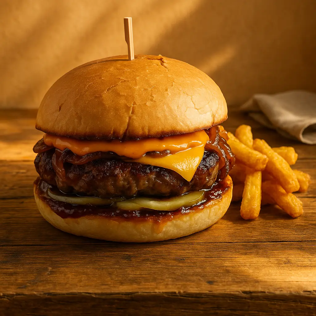 AI-generated food photography example