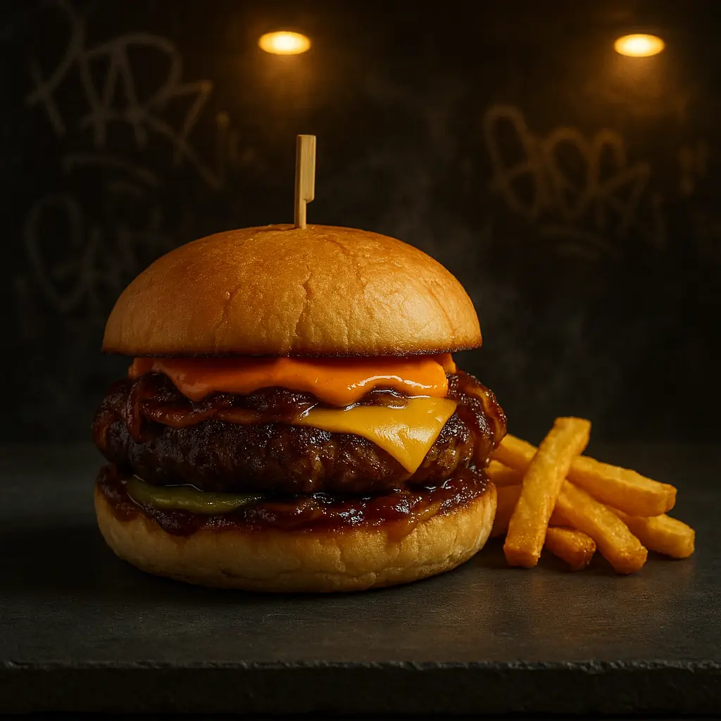 AI-generated food photography example