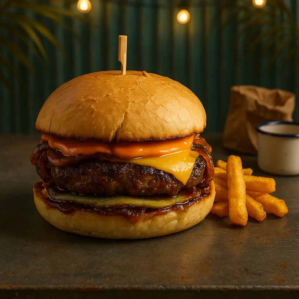 AI-generated food photography example