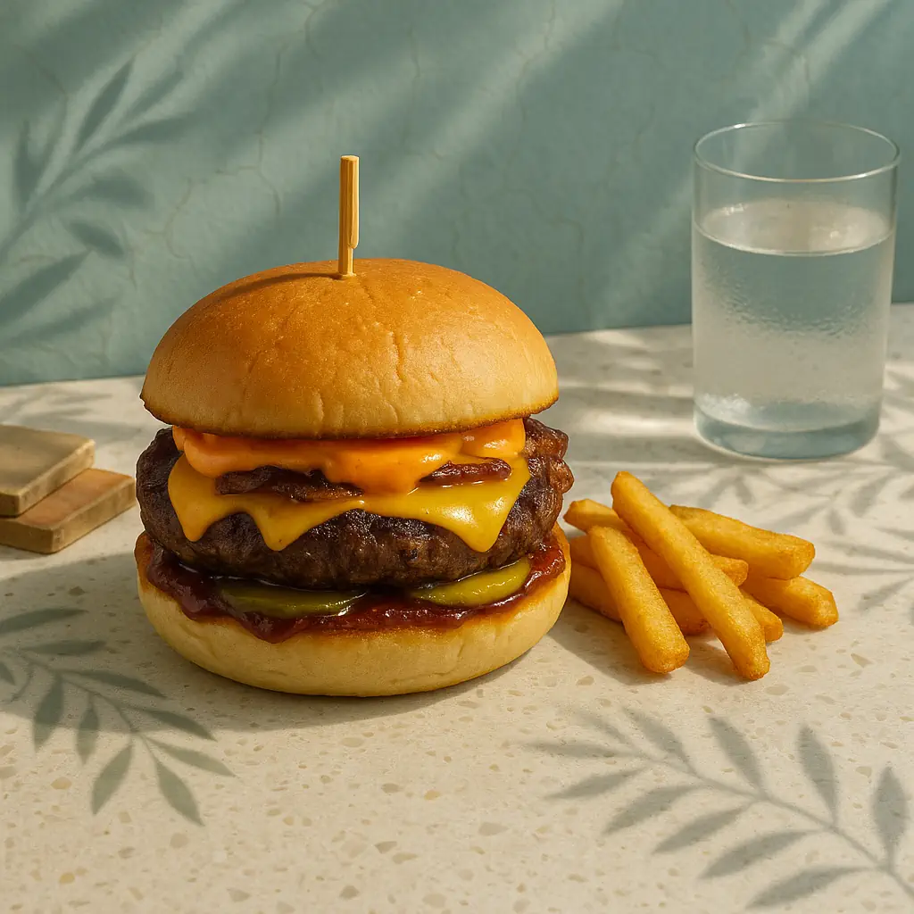 AI-generated food photography example